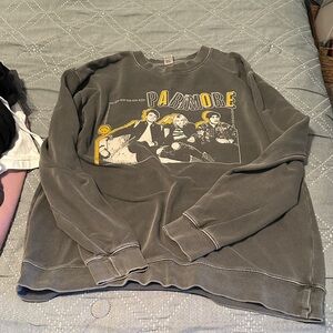 Paramore Graphic Crewneck Sweater - Gray